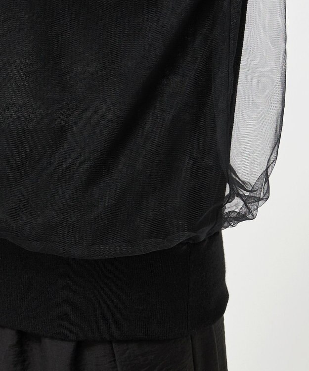 23区 【GOLD LABEL】チュールニット ブラック系