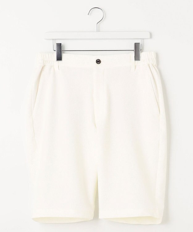 23区GOLF 【23Fondation/MEN】【吸水速乾】サッカートリコット ハーフパンツ ホワイト系