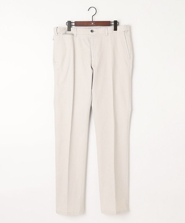 JOSEPH ABBOUD 【キングサイズ・人気】ウエストも伸びる！ 定番 オーガニックストレッチパンツ アイボリー系