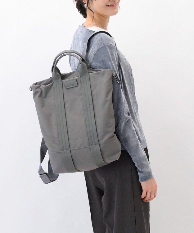 ACE BAGS & LUGGAGE W&.Day/Night レポ 2WAYトート A4サイズ 19171 ダブルアンドデイナイト グレー