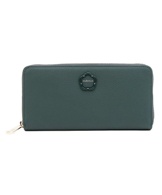 CLATHAS ブルトン ラウンド長財布 グリーン
