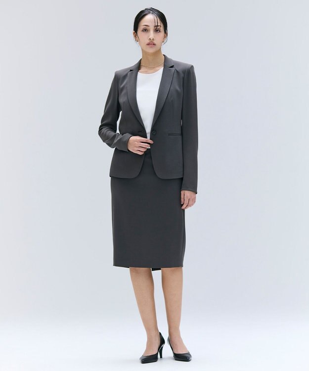 BEIGE， 【洗える・L-size】CINDY / テーラードジャケット C.Gray