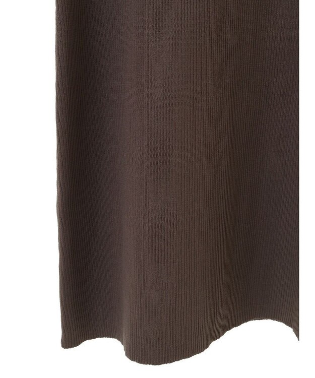 earth music&ecology ＳＥＴ２点襟付きカーディガン＋ニットワンピース Mocha