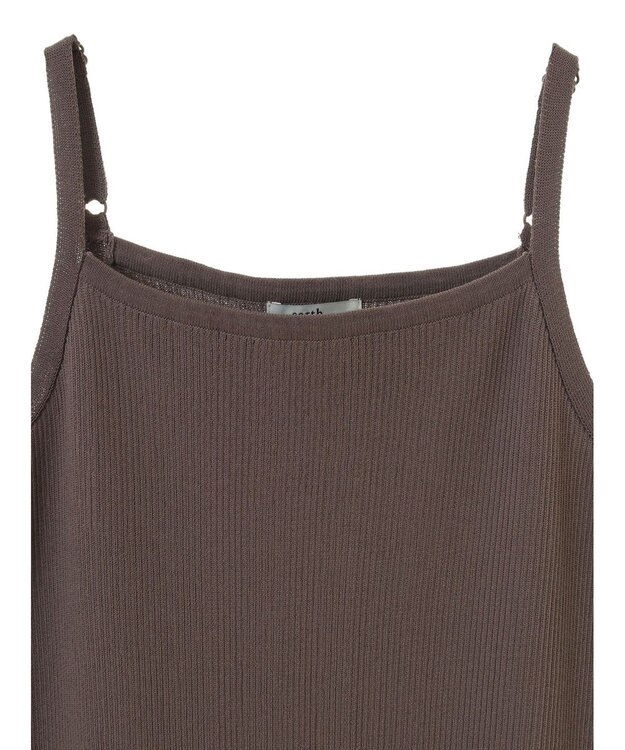 earth music&ecology ＳＥＴ２点襟付きカーディガン＋ニットワンピース Mocha