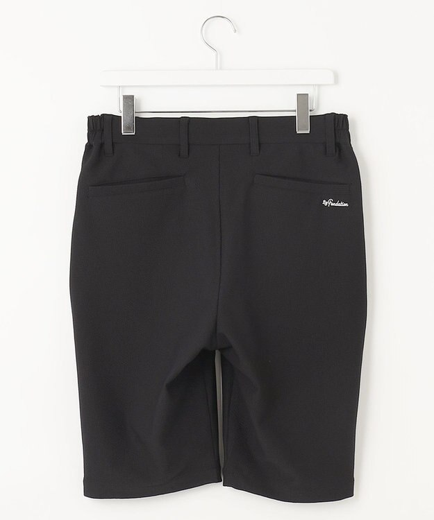 23区GOLF 【23Fondation/MEN】【吸水速乾】サッカートリコット ハーフパンツ ブラック系
