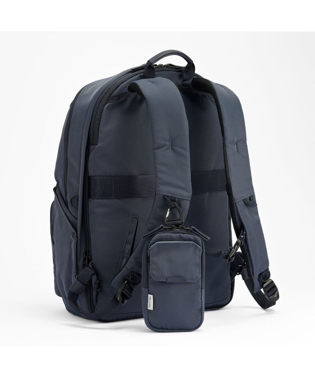 ACE BAGS & LUGGAGE W&.Day/Night ポッケスアプト ラウンドリュック A4サイズ 14.0インチPC収納 20221 ダブルアンドデイナイト ブルーグレー