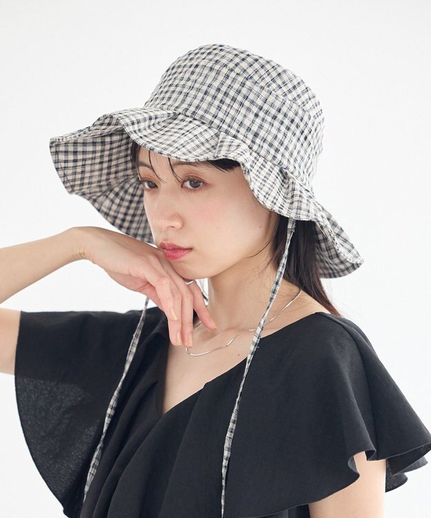 earth music&ecology 【ＵVカット】タックハット Check