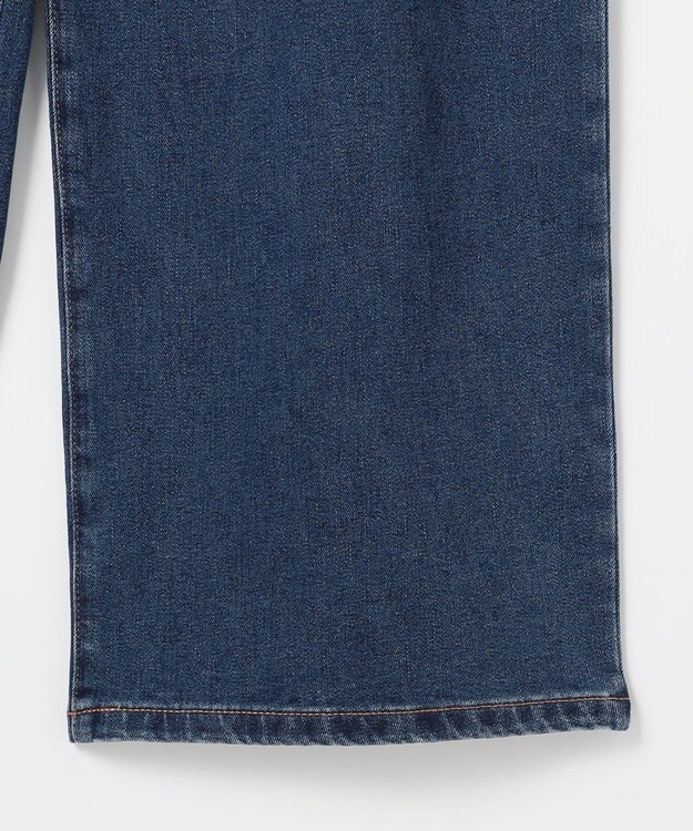 ANY L 【ウエストゴム】タックワイドデニム インディゴ