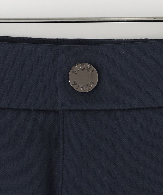 23区GOLF 軽快な履き心地【MEN】ＴＥＸＢＲＩＤダンボール パンツ ネイビー系