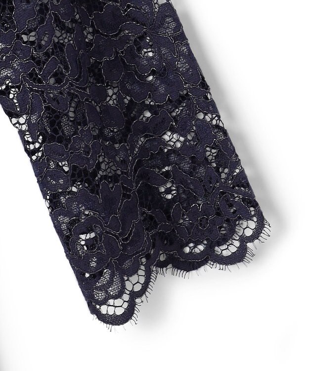 23区 S 【APPLAUDIR】シャイニーレース ドレス ネイビー