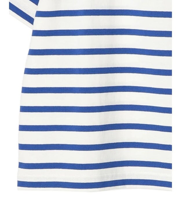 earth music&ecology ショートスリーブボーダーＴＥＥ Blue