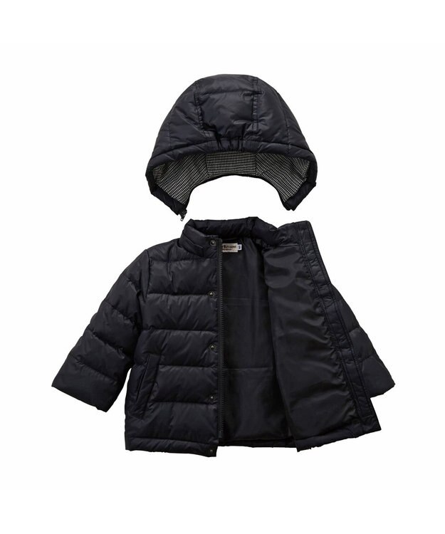 MIKI HOUSE HOT BISCUITS 【80-130cm】 ダウンジャケット 黒
