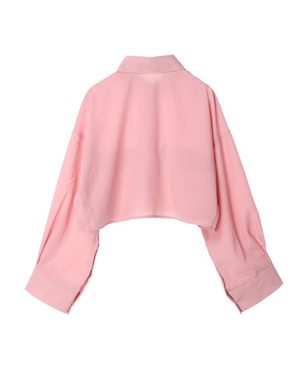 earth music&ecology ビッグポケットショートシャツ Light Pink