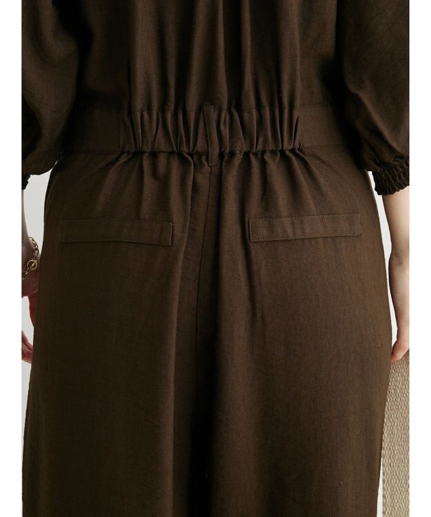 Green Parks ■ＥＳＣＡＲ　ショルダースリットオールインワン Brown