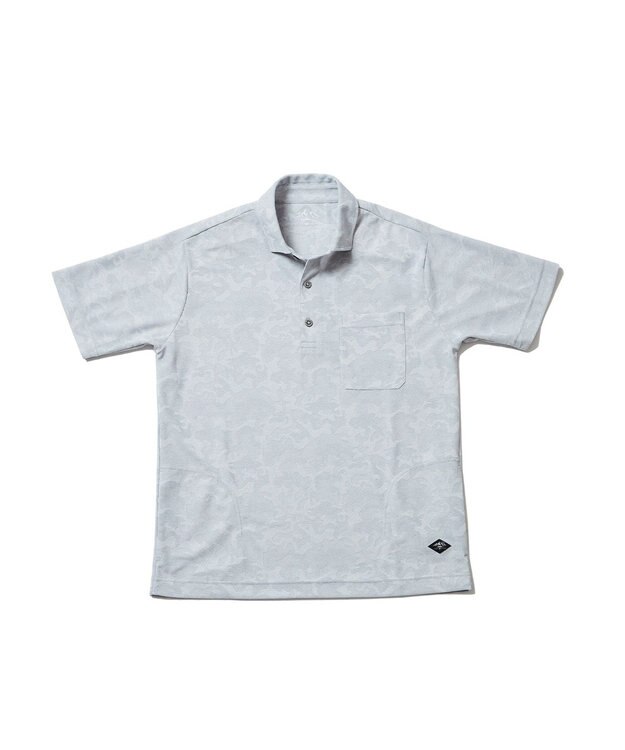 JOSEPH ABBOUD MOUNTAIN 【UNISEX】クールスキンガードカモ ポロシャツ ライトグレー系7