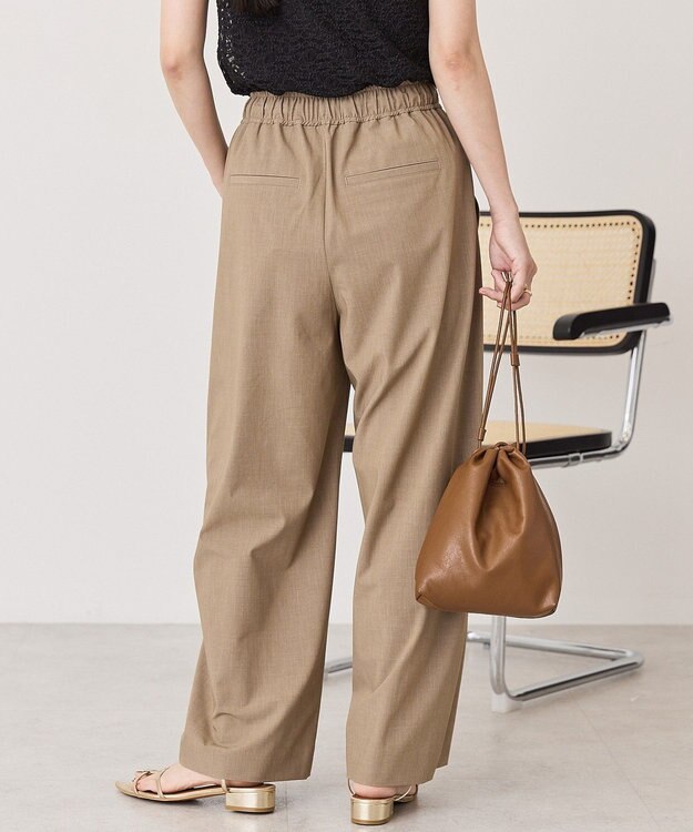 AMERICAN HOLIC ウエストドロストソフトバルーンパンツ Beige