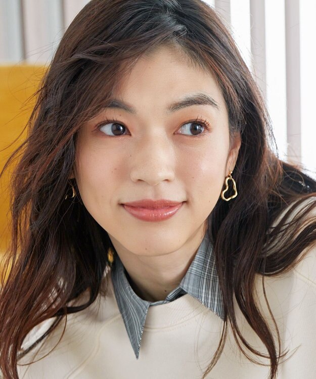 ANY 【WEB限定】メタルリングピアス(両耳用) ハート型