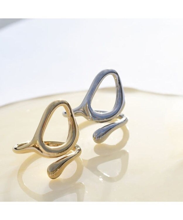 blancotokyo 【金属アレルギー対応/サイズフリー】ニュアンスフリーリング OCASO ゴールド