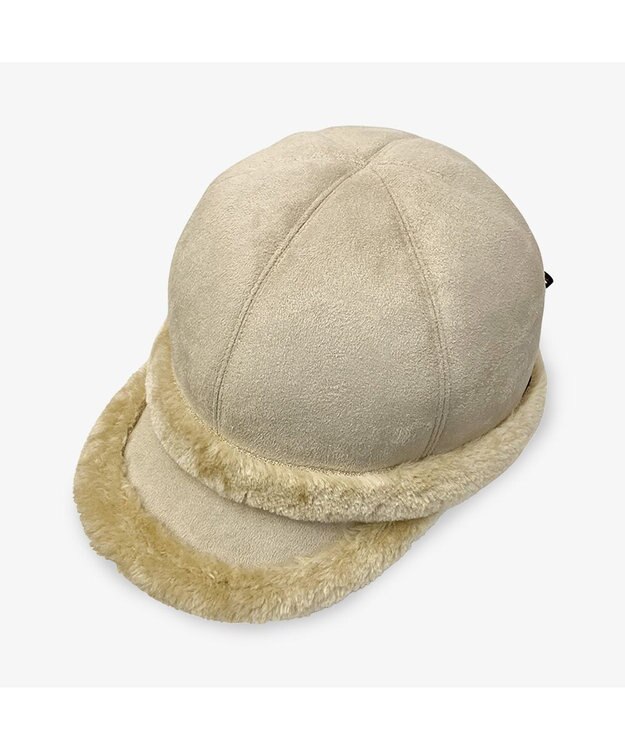 林八百吉商店 un chapeau  ムートンキャップ ベージュ