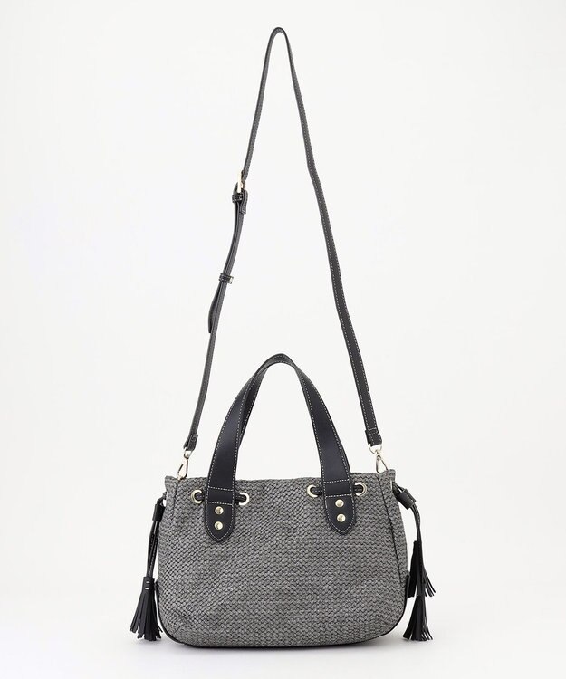 LA BAGAGERIE サイドタッセルサマートート　Sサイズ グレー