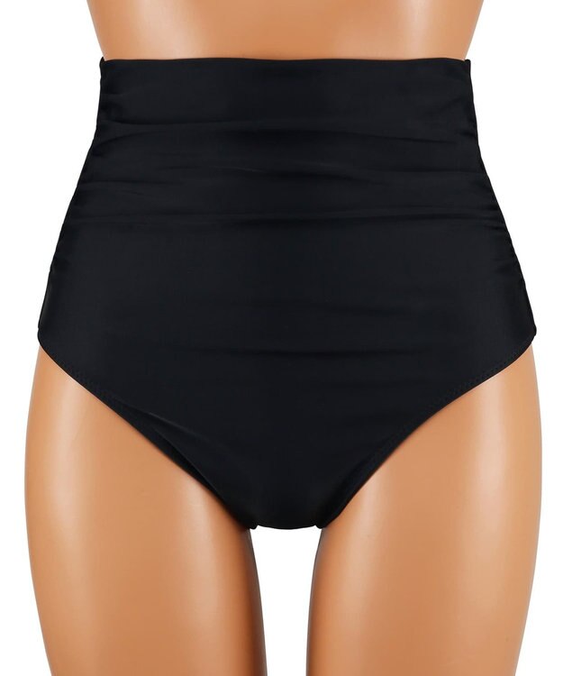 San-ai Resort（三愛水着楽園） パフスリーブノンワイヤービキニ　9M　【San-ai Resort（サンアイリゾート）】 ベージュ×ブラック