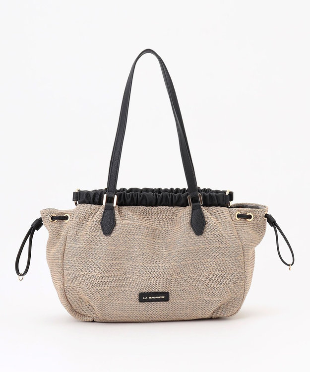 LA BAGAGERIE シャーリング2WAYサマーバッグ グレージュ