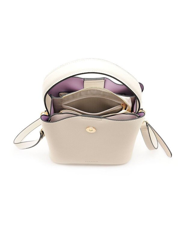 MioFIRANO ベルトフラップショルダーバッグ 2WAY　FIRANO フィラノ WHITE