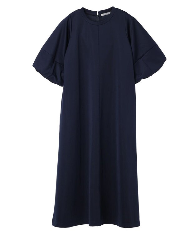 Green Parks armonia. 袖ボリュームポンチワンピース Navy