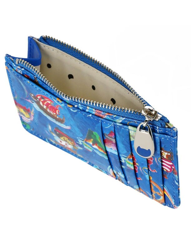 tsumori chisato CARRY ピーターパン フラグメントケース キャッシュレス 財布 ブルー