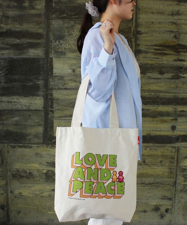 ROOTOTE 6102【直営限定:ミスターフレンドリー】FR.トール-A 0103 04：ラブ＆ピース3