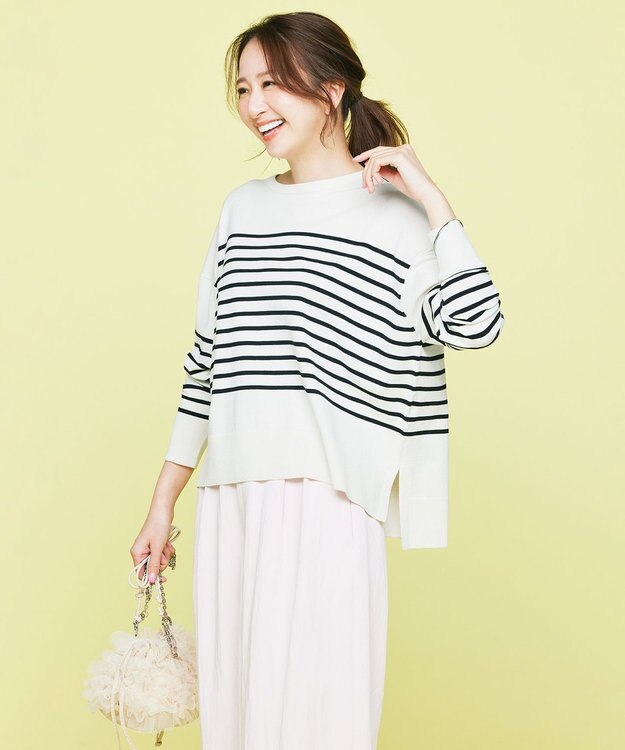 UNFILO タックワイドパンツ ピンク