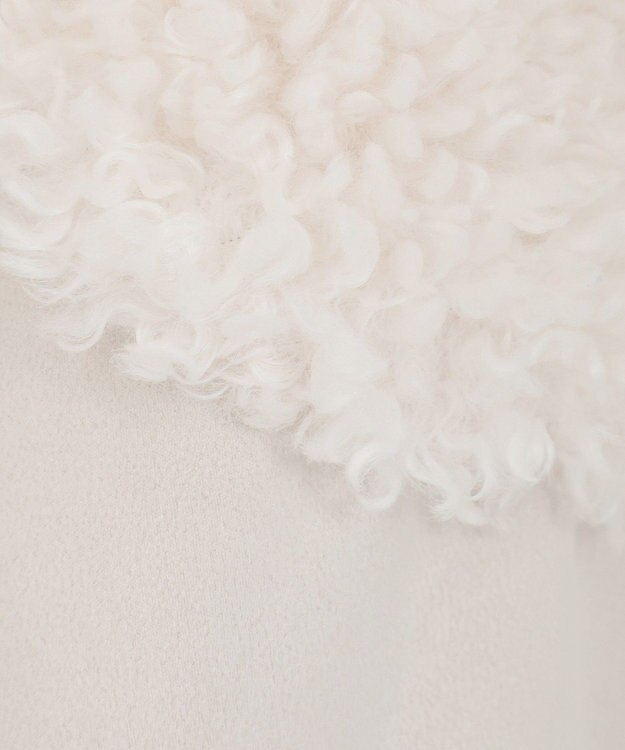 Green Parks ■ESCAR フラッフィーブルゾン Ivory