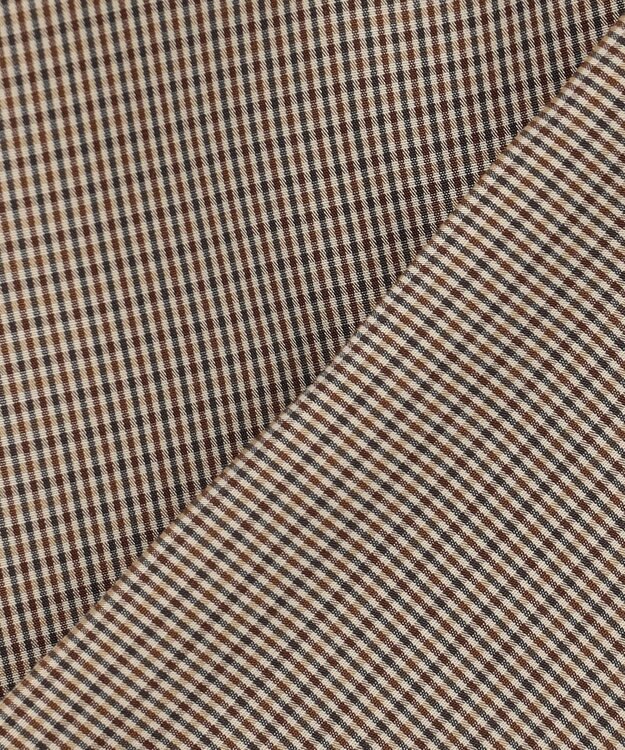 J.PRESS LADIES S 【WEB限定カラーあり】セルローストラディショナルチェック シャツブラウス ベージュチェック系