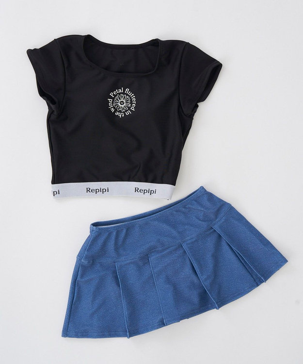 OP／FILA 【repipi armario】短丈セパレート水着 ブラック