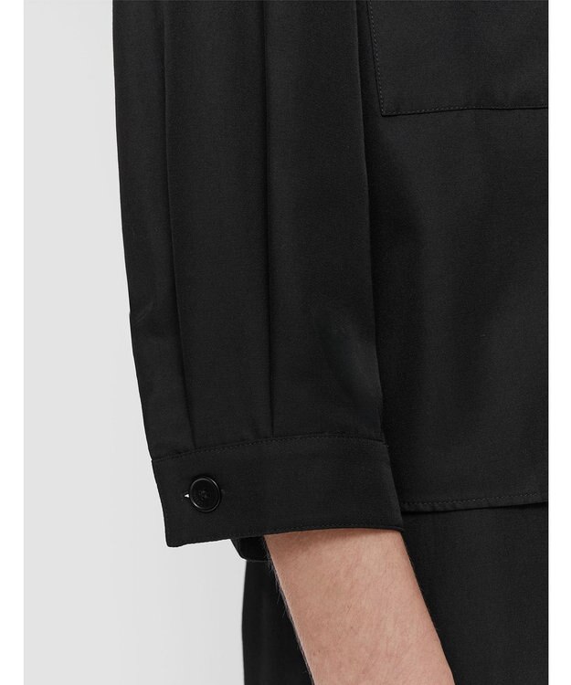 JOSEPH ソフトコットンシルク　シャツ Black