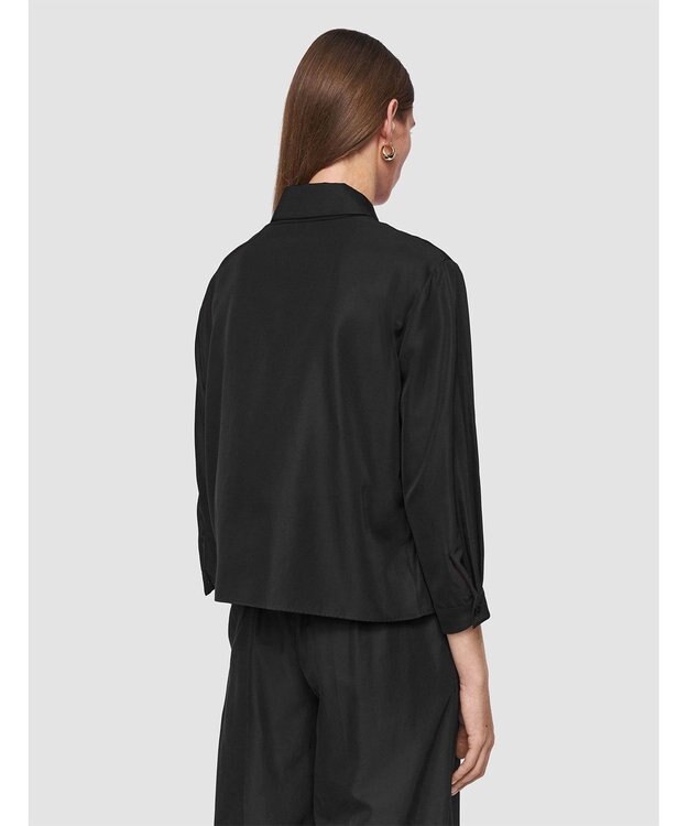 JOSEPH ソフトコットンシルク　シャツ Black