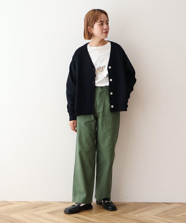 AMERICAN HOLIC 綿スラブベイカーパンツ Khaki