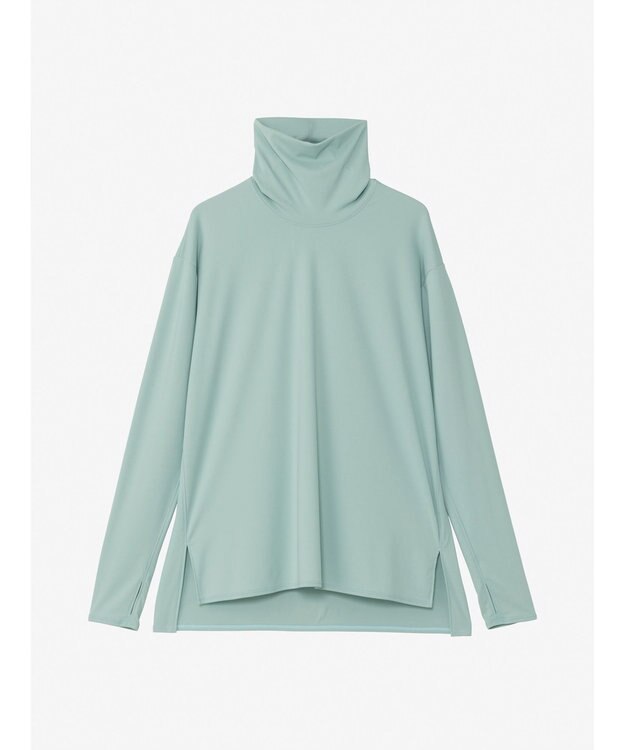 HELLY HANSEN 【UVカット・耐海水・耐塩素】ロングスリーブシャルムラッシュガードハイネック ミスティグレー