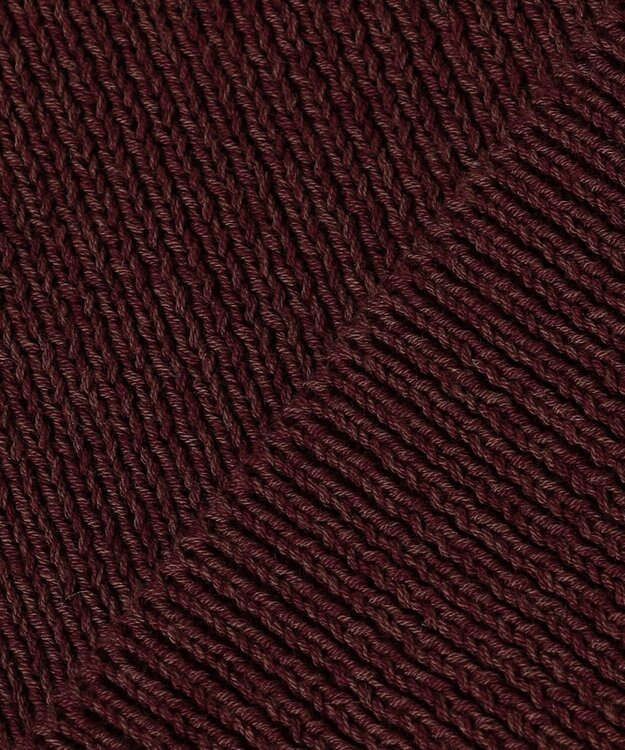 uncrave 【モデル村岡美里さん × uncrave STANDARD】ニットジャケット ボルドー