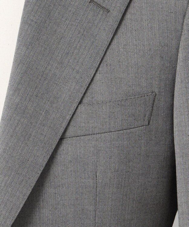 GOTAIRIKU 【御幸毛織】ニュージーランドメリノSuper120'sツイル スーツ グレー系1