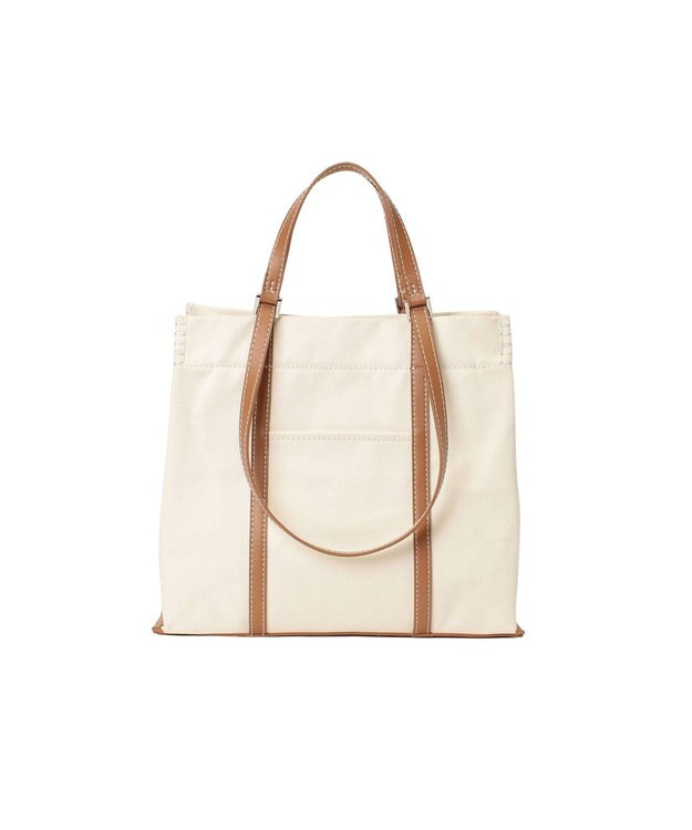LA BAGAGERIE 【veganview】w handle canvas tote キャメル