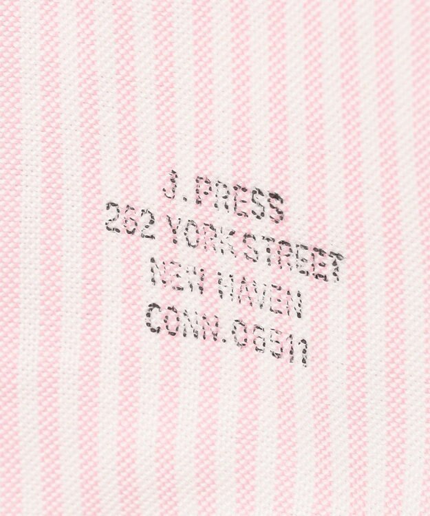 J.PRESS MEN 【定番 / 不変の品格】アービング キャンディーストライプ シャツ / ボタンダウン ピンク系1