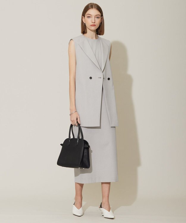 ICB 【接触冷感・UVケア・撥水・洗える】 LooseWeave ノーカラージレ トープ系