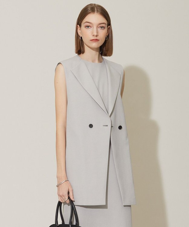 ICB 【接触冷感・UVケア・撥水・洗える】 LooseWeave ノーカラージレ トープ系