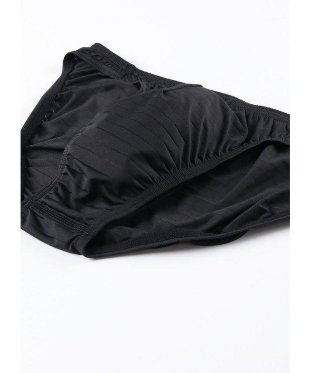 WACOAL MEN ブリーフ フロント立体設計 快適キープ 適度なフィット感 前閉じ ボーダー 下着 GF2401 /ブロス ブラック