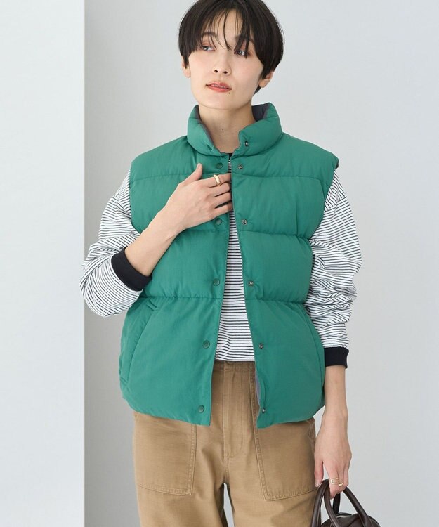 AMERICAN HOLIC 軽ポカリバーシブルベスト Green