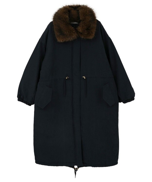 Green Parks ・ＥＬＥＮＣＡＲＥ　ＤＵＥ　中綿モッズコート Navy