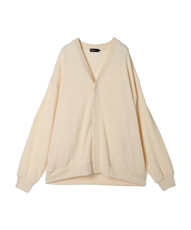 CRAFT STANDARD BOUTIQUE ワッフルカーディガン Ivory