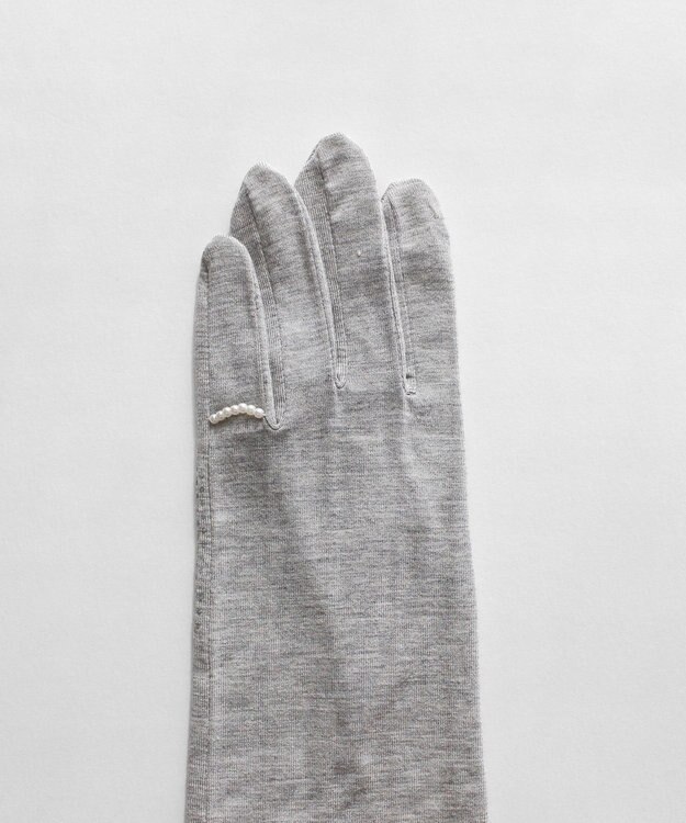 ORuKuBET 【WEB限定・数量限定】リングビジュー付きUVカットロンググローブ (WOMEN)【 UVカット・タッチパネル対応 】 グレー