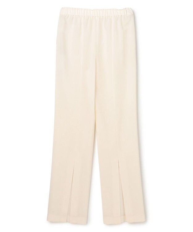 BEIGE， 【イージーケア・セットアップ対応】BATEAU / バックスリット ストレートパンツ Ecru